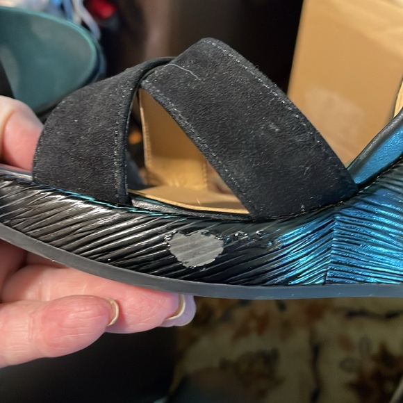 Black Strappy Sandals - Picture 14 of 16